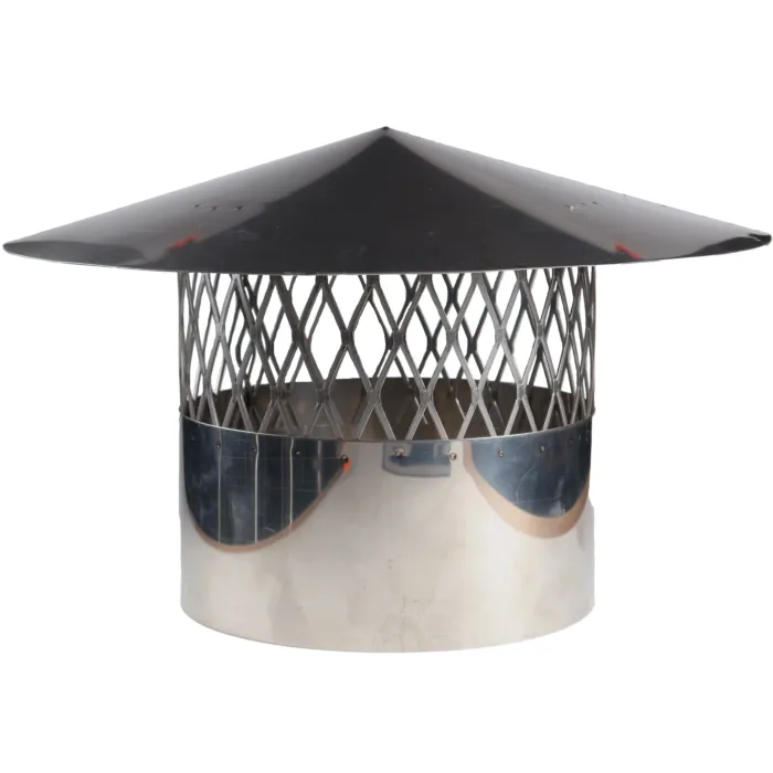 8 in Stainless Steel Stove Pipe Rain Cap
