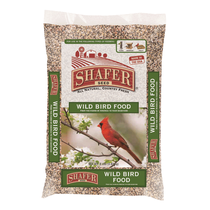 Shafer Seed® 51004 20 lb Bag Wild Bird Food