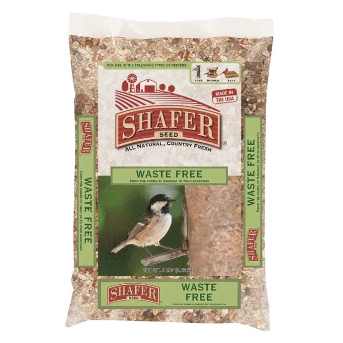 Shafer Seed® 51058 15 lb Bag Waste Free Bird Seed