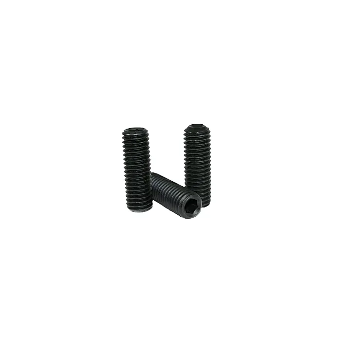 10-24 x 1/4" Set Screw, Coarse Thread, Black Oxide 