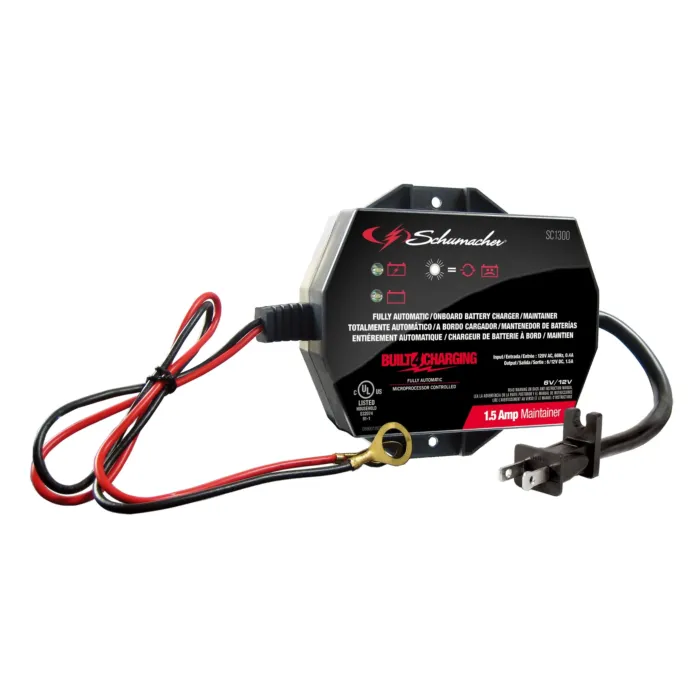 Schumacher Automatic 12V 1.5A Auto Battery Charger/Maintainer