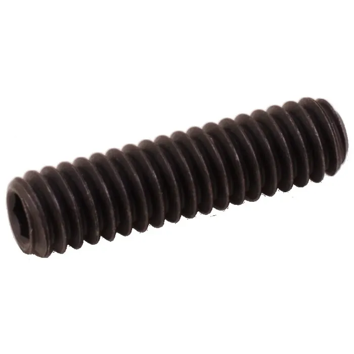 1/4"-20 x 1" Set Screw, Coarse Thread, Black Oxide 