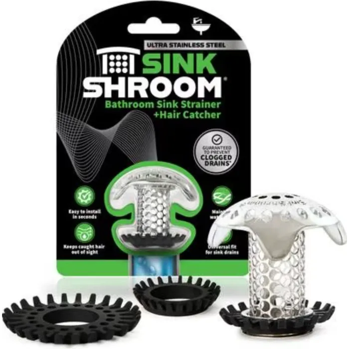 SinkShroom SS Bathroom Drain Strainer