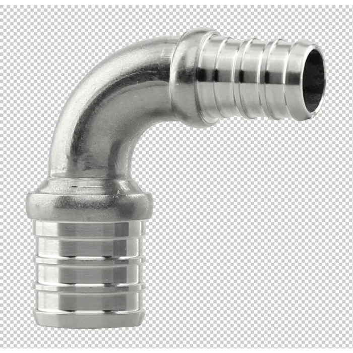 Boshart Industries Elbow 3/4 x 1/2 in Crimp PEX Pipe Long Radius Elbow