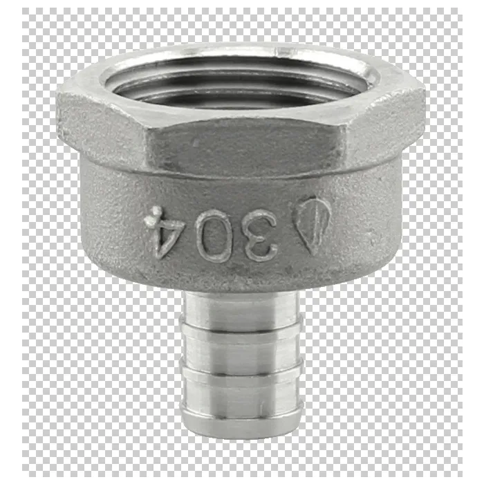 Boshart Industries Adapter 1/2 x 3/4 in Crimp PEX x FPT Pipe Long Radius Elbow