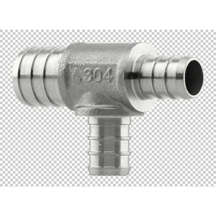 Boshart Industries Tee 3/4 x 1/2 x 1/2 in Crimp PEX Pipe Reducing Tee