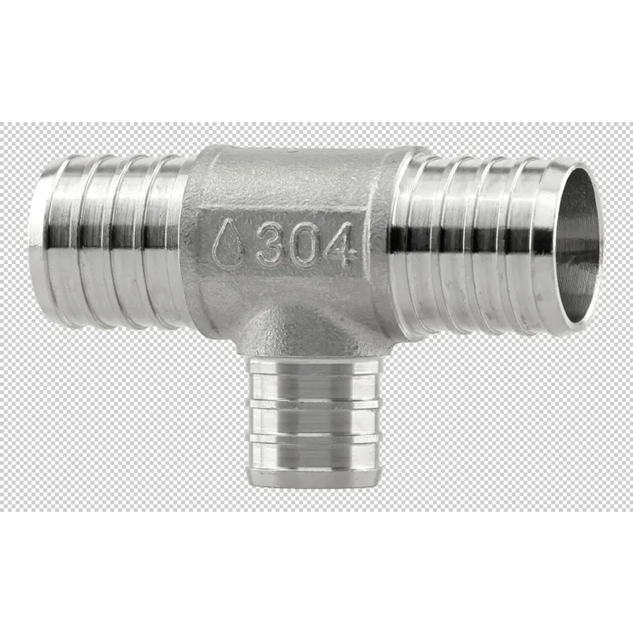 Boshart Industries Tee 1 x 1 x 3/4 in Crimp PEX Pipe Reducing Tee