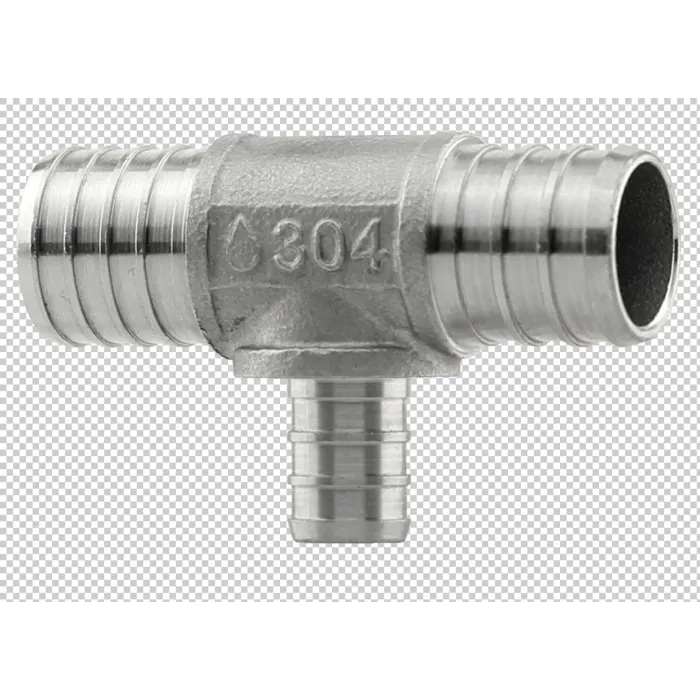Boshart Industries 1"x1"x1/2" 304SS PEX TEE