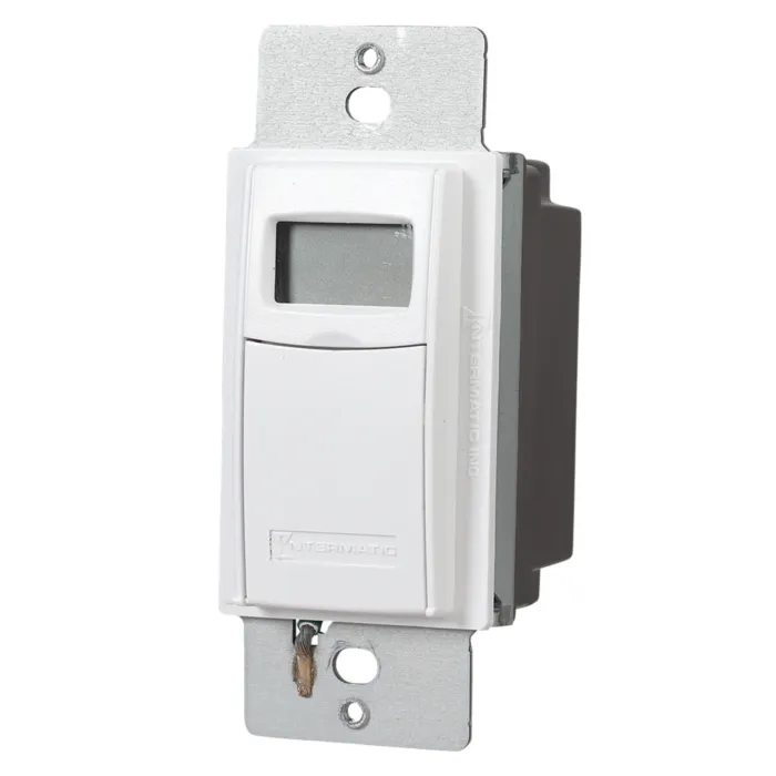 Intermatic 7-Day Heavy-Duty Programmable Timer, 120-277 VAC, 15A, White