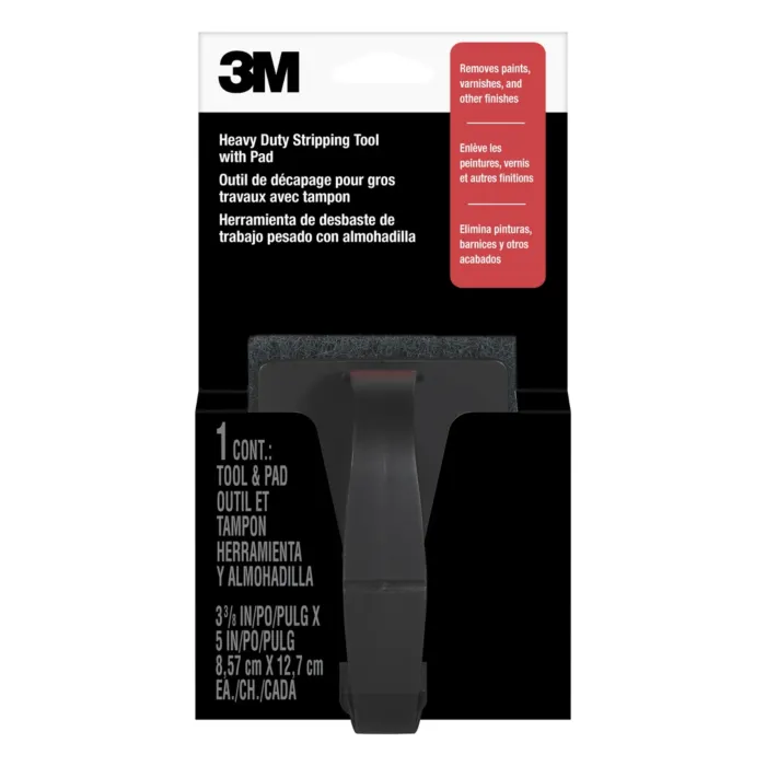 3M ™ Heavy Duty Stripping Tool 10110NA-PT, 3 Coarse, One, Open Stock, 3.375 in. x 5 in. Handle and Pad