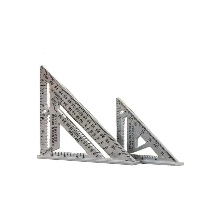 Swanson® 7 in and 4-1/2 in BlackEngraved High-Grade Aluminum Alloy Speed Square Combination Kit