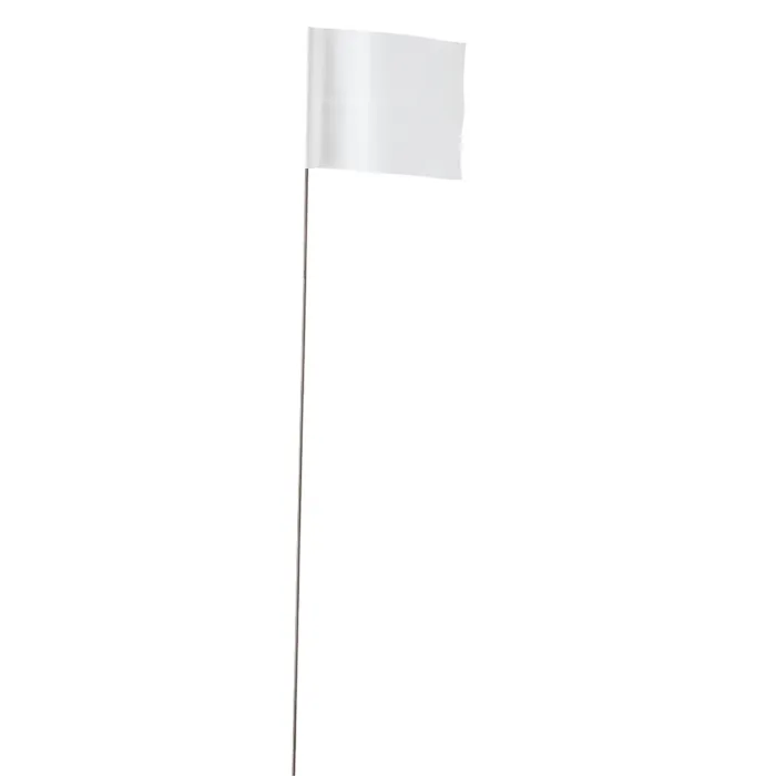Empire 2.5 in. x 3.5 in. White Flag Stakes