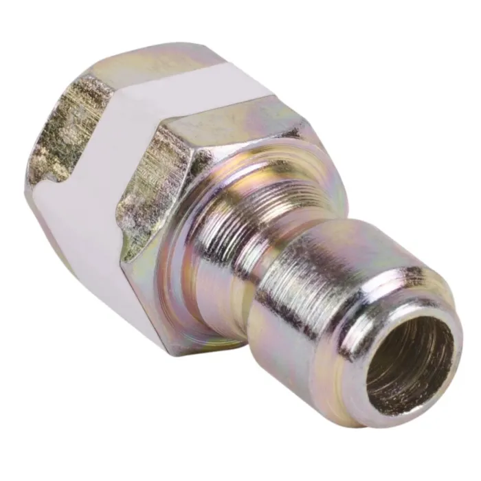 BE 3/8" Quick Connect x 3/8" Female NPT Steel Plug