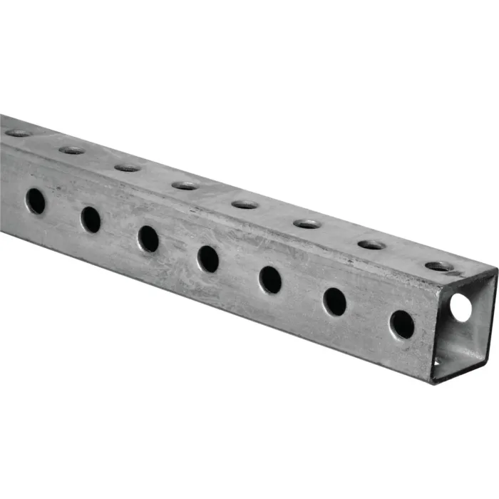 National Hardware Hillman Steelworks 1 In. x 3 Ft. Steel Perforated Square Tube