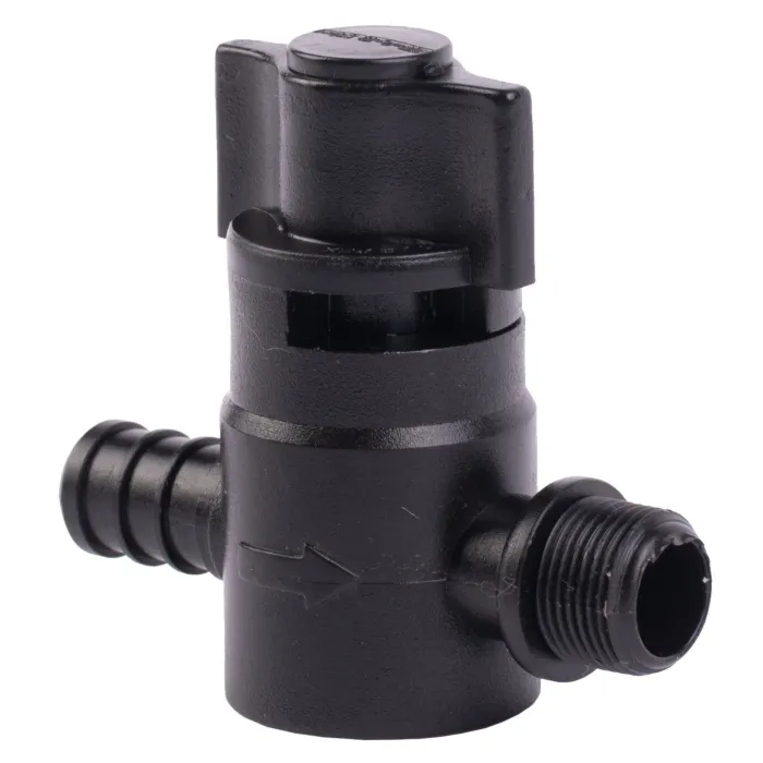 Flair-It Compression 1/2 x 3/8 in Plastic Straight Stop Valve