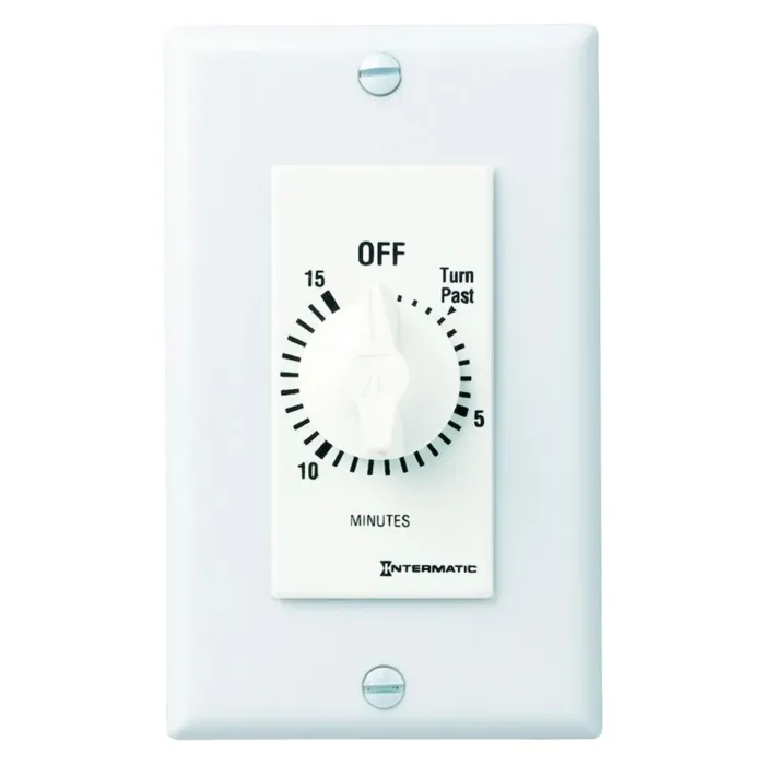 Intermatic® 125-277 VAC 10 A 50-60 Hz Spring Wound Countdown Timer Switch