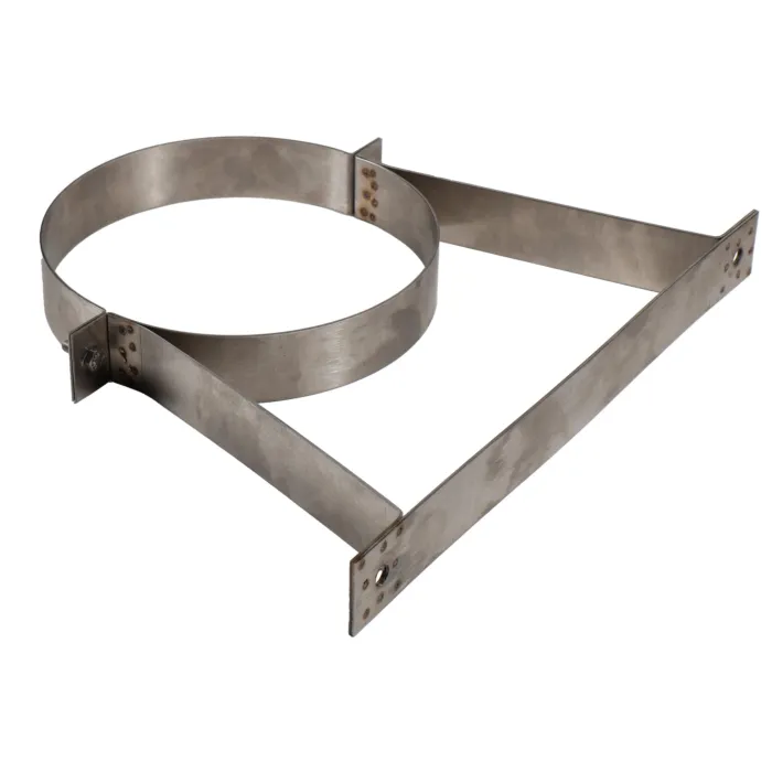 8 in 304 Stainless Steel Stove Pipe Wall Band