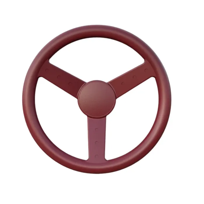 Atlas Molding Plastic Burgundy Steering Wheel