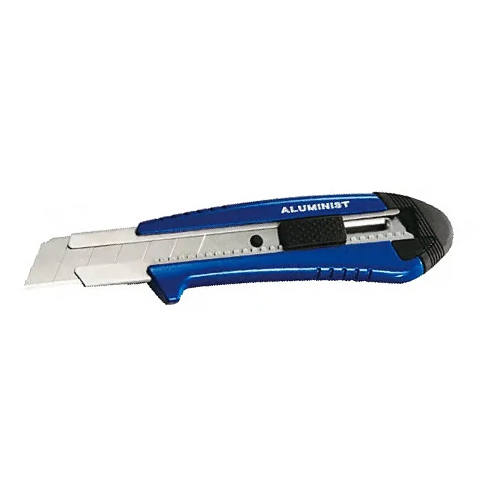 TAJIMA TOOL Rock Hard Aluminist®, auto lock blade lock, 3 x Rock Hard Blade™, blue