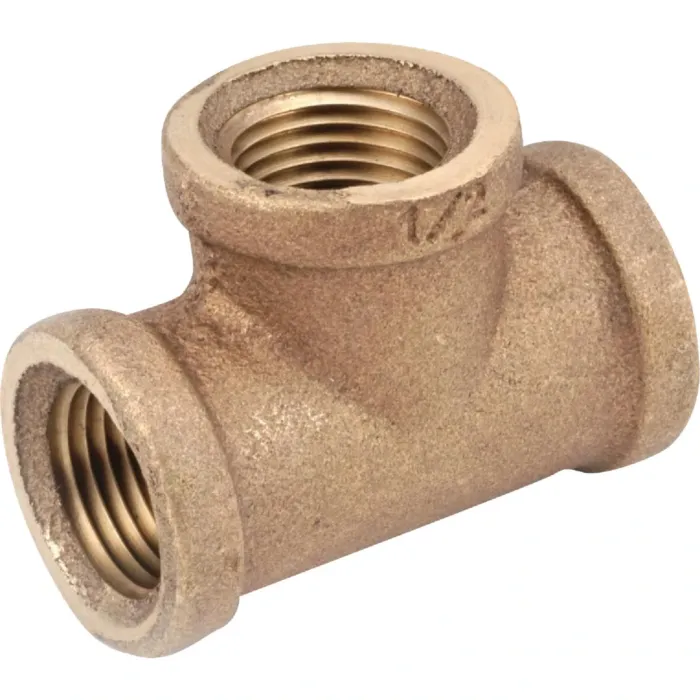 Midland Industries Anderson Metals 3/4 In. Red Brass Threaded Tee