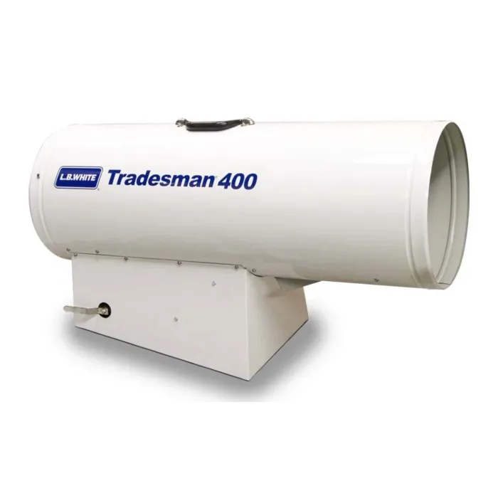 L.B. White 250000/400000 Btu/hr 4/1.3 A 1050 cfm Portable Air Forced Propane Heater