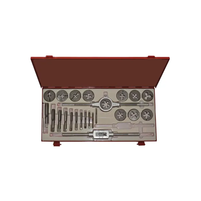Alfa Tools 24PC CARBON STEEL METRIC TAP&ROUND DIE SET