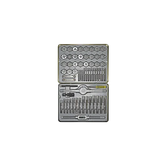 Alfa Tools 60PC CARBON STEEL SAE/METRIC TAP/DIE SET