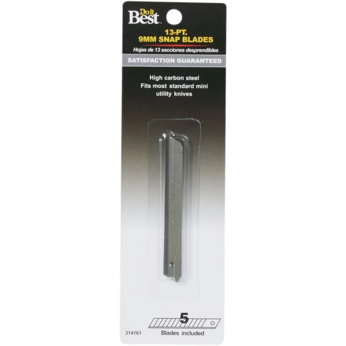 Techni Edge Do it Best 9 mm 13-Point Snap-Off Knife Blade (5-Pack)