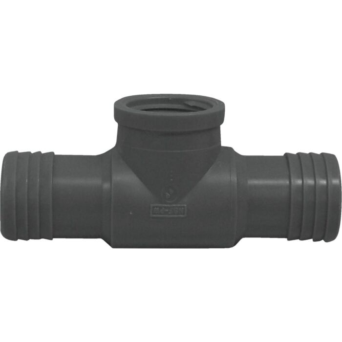 Plumbeeze 1-1/4" x 1-1/4" x 3/4" FPT COMBINATION TEE - PVC