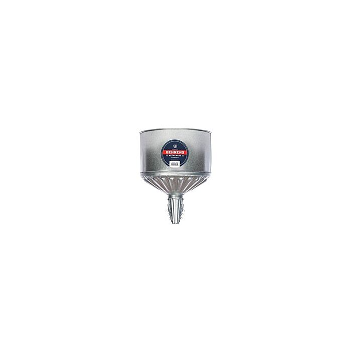 SMA Behrens 9.63 x 9.63 x 12 x 1-7/8 in Spout Diameter Size Galvanized Steel Lock-On Tractor Funnel