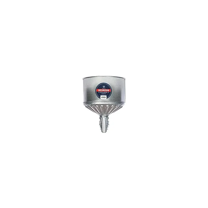 SMA Behrens 9.63 x 9.63 x 12 x 1-7/8 in Spout Diameter Size Galvanized Steel Lock-On Tractor Funnel