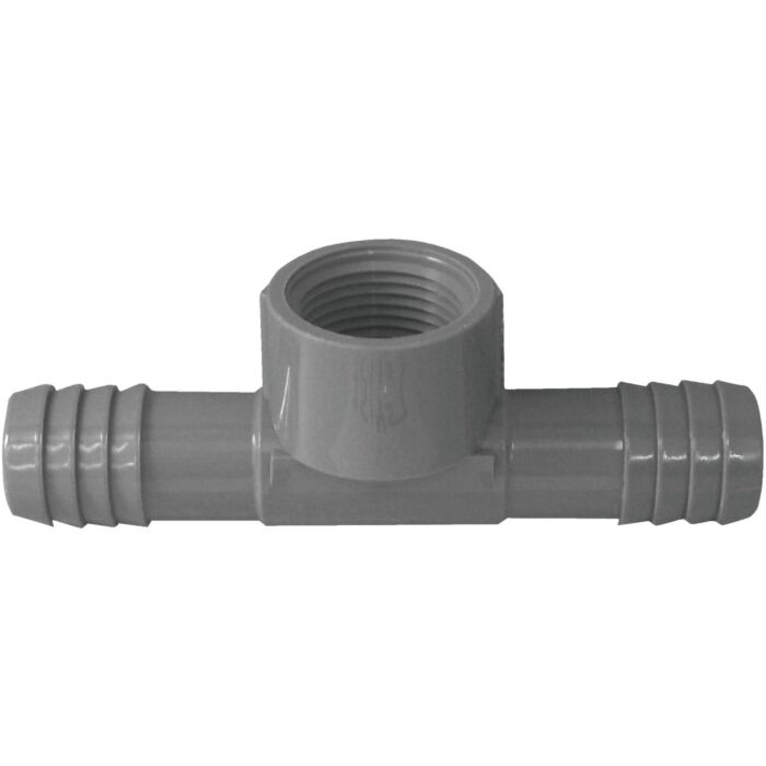 Plumbeeze 1/2" x 1/2" x 1/2" FPT COMBINATION TEE - PVC