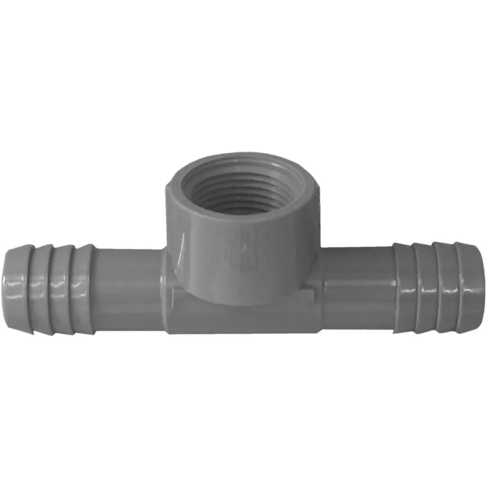 Plumbeeze 1/2" x 1/2" x 1/2" FPT COMBINATION TEE - PVC