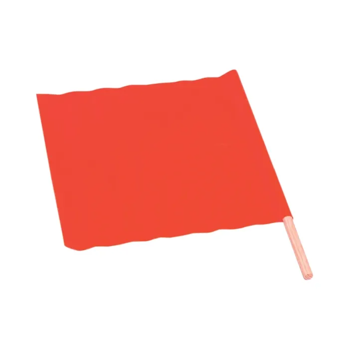 TruForce™ TF1830 18 in 18 in Fluorescent Orange Traffic Warning Flag