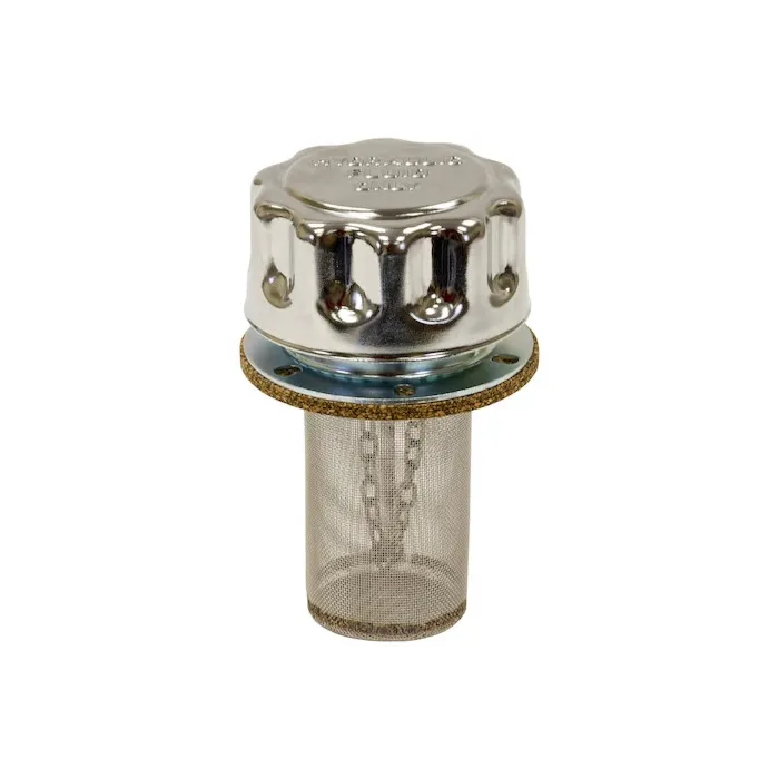 Buyers Carbon Steel Chrome Filler-Strainer Twist-On Breather Cap Assembly