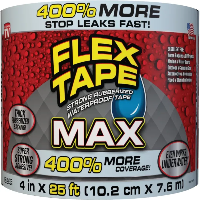 FLEX SEAL Flex Tape MAX (Clear) 4 in. x 25 ft