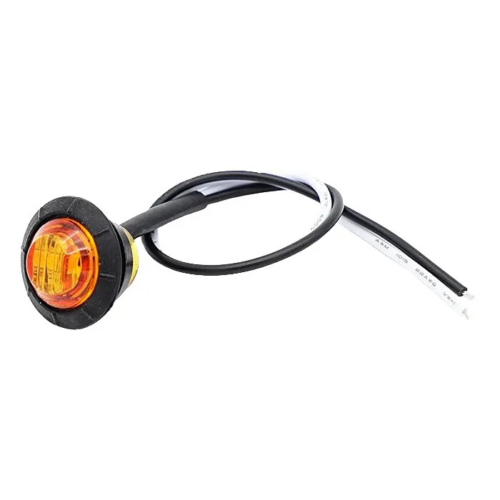 Optronics MCL11AKB 3/4 in Grommet Yellow/Amber Round LED Marker Light
