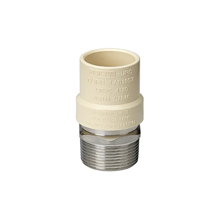 Homeworks Worldwide 3/4 x 3/4 in Slip x MiP 100 psi Transition Adapter