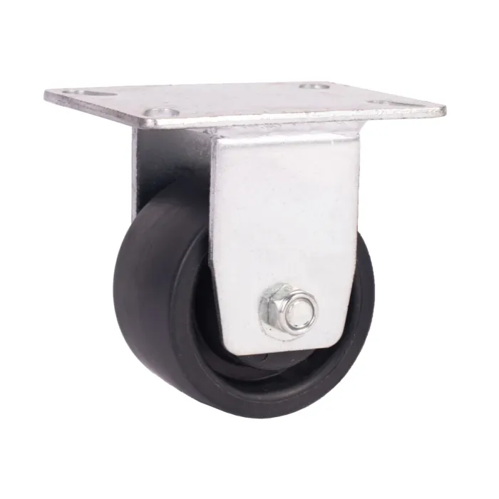 World Casters & Equipment Manufacturing 500 lb 3 in Duraplas (Polyolefin) Rigid Caster