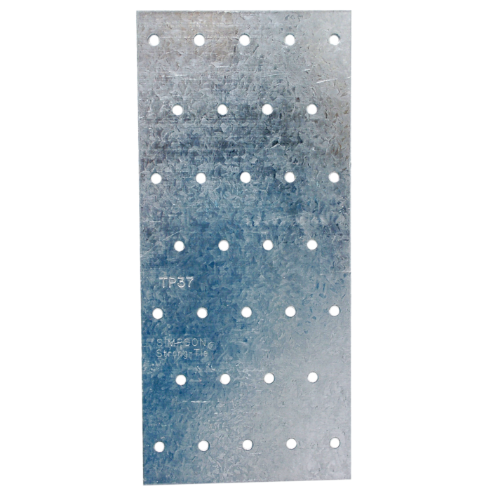 Simpson Strong-Tie TP 20-Gauge Galvanized Tie Plate - 3-1/8 in. x 7 in.