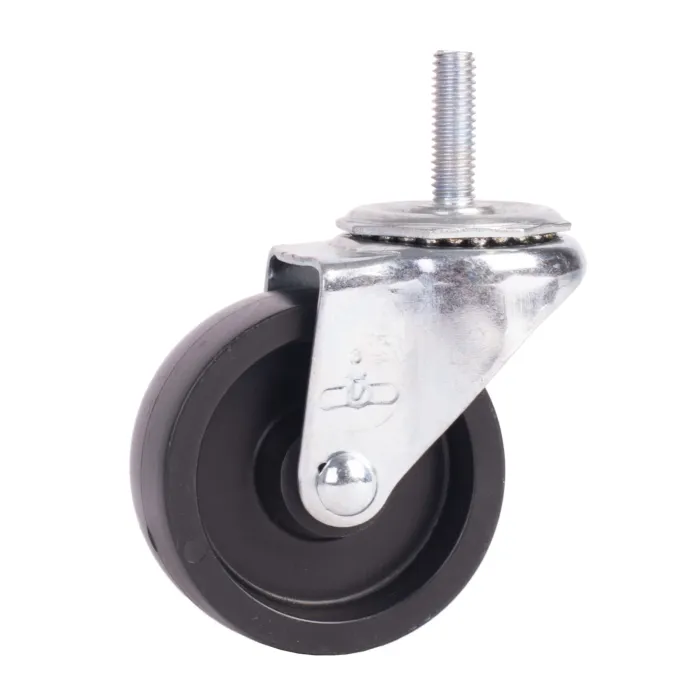 World Casters & Equipment Manufacturing 250 lb 3 in Polyolefin Swivel Caster