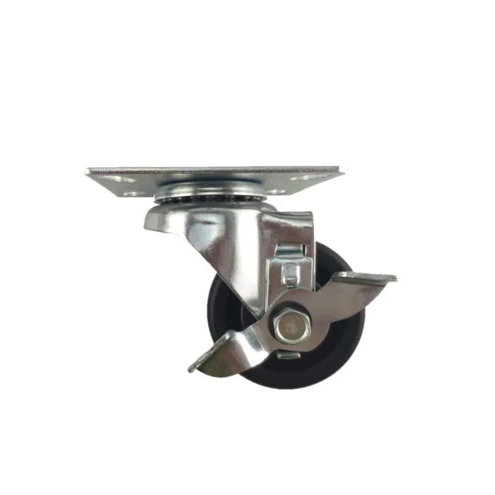 World Casters & Equipment Manufacturing 300 lb 3 in Polyolefin Swivel Caster