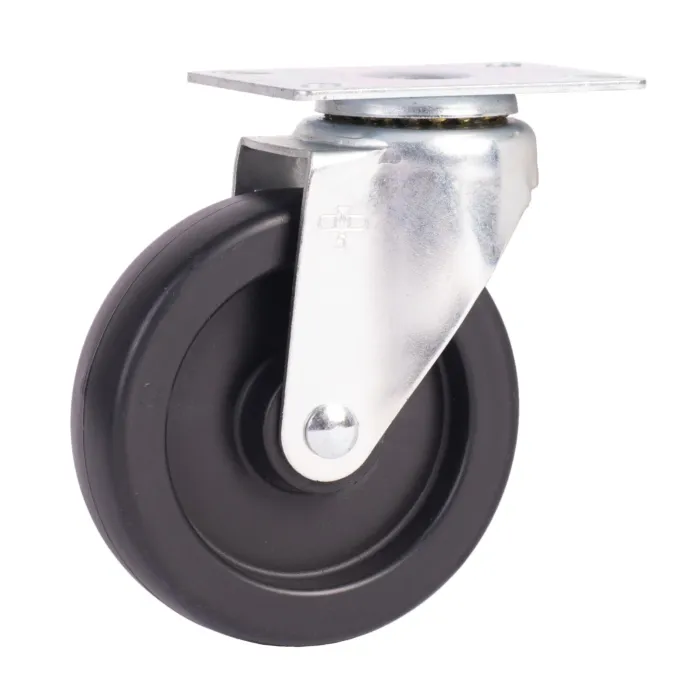 World Casters & Equipment Manufacturing 325 lb 5 in Polyolefin Swivel Caster