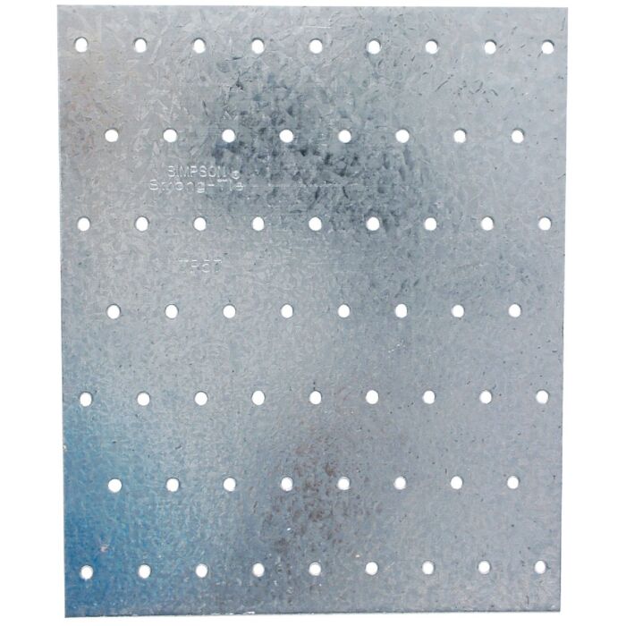 Simpson Strong-Tie 20 Ga Galvanized Steel Tie Plate - 5-3/4 in. x 7 in.