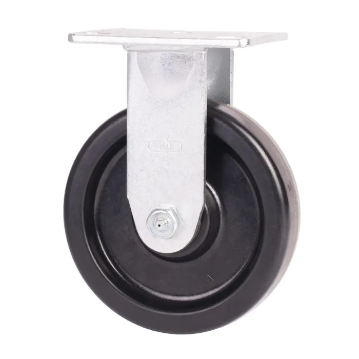 World Casters & Equipment Manufacturing 750 lb 6 in Phenolic Rigid Caster
