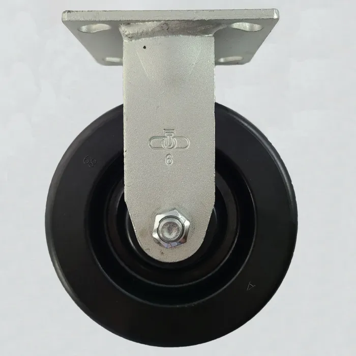 World Casters & Equipment Manufacturing 900 lb 6 in Phenolic Rigid Caster