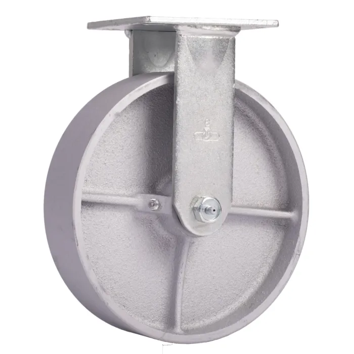 World Casters & Equipment Manufacturing 900 lb 8 in Steel Rigid Caster