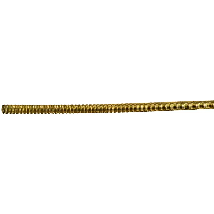 All America Threaded Products® M12 1 M Steel Zinc Plated Threaded Rod