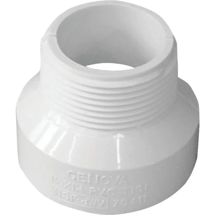 IPEX 192860 PVC WHT 1 1/4X1 1/2" MALE ADPT HXMPT WHT CANPLAS
