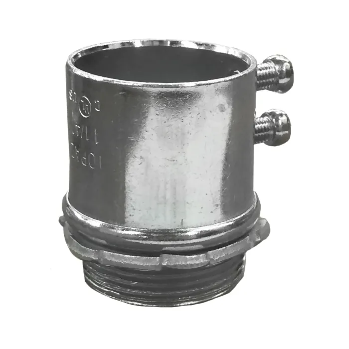 1-1/4 in Male NPS 1.69 in 1.75 in EMT Set Screw Connector
